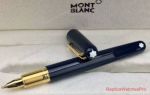 Replica Montblanc M Marc Newson Rollerball Pen Blue & Gold Clip
